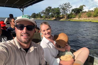 From Kasane: Chobe River Sunset Cruise