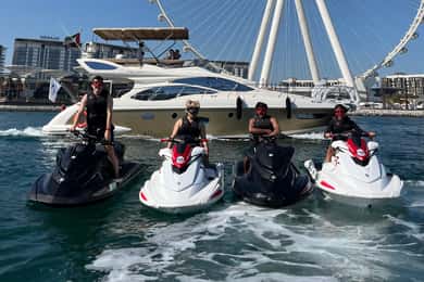 Dubai - en tur med jetski Jetskidtur med utsikt över Atlantis Hotel & Burj al Arab