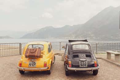 Озеро Комо: прокат винтажного Fiat 500