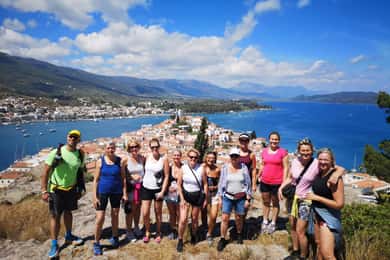Poros: Tre toppars stadsrundtur Vandring med färsk lemonad