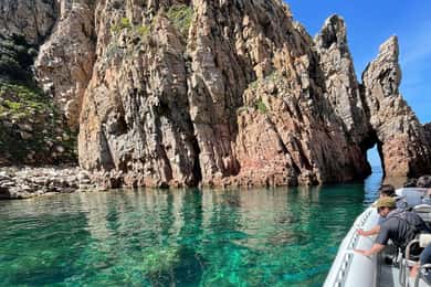 Croisière Scandola Piana Girolata Baignade bateau 12 Plätze