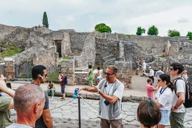 Depuis Naples ou Sorrente : visite d'une demi-journée à Pompéi