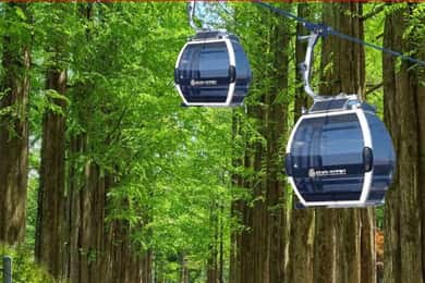 Seoul: Samaksan Cable Car & Nami with Alpaca World/Railbike