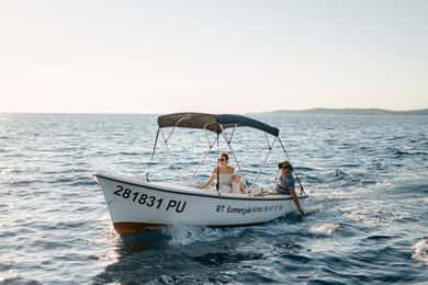 Rent a boat up to 6 person on Cape Kamenjak Nature Park