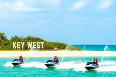 De Miami: excursion d'une journée en jet ski et loisirs à Key West