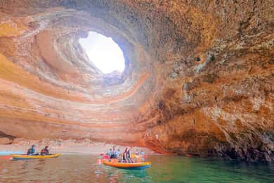 Benagil: Cuevas, Calas y Playas Secretas Excursión Guiada en Kayak