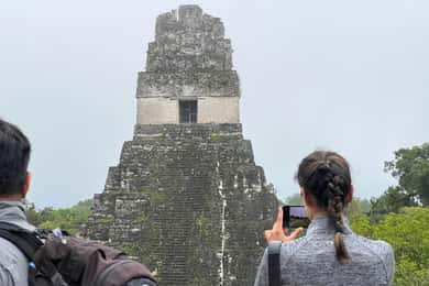 Tikal Hele dag met toegewijde verkenning van de monumenten