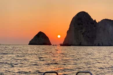 Zakynthos: Mizithres sunset private cruise with swim stops