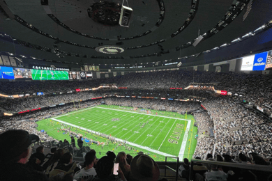Biglietto per la partita di football dei New Orleans Saints