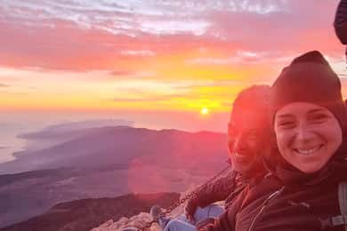 Escursione sulla vetta del Teide di notte per ammirare l'alba e l'ombra