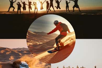 Doha: Shared Desert Safari, Sandboarding, Camel Ride