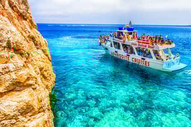 Protaras: Båtutflykt till Blå lagunen och Turtle Cove