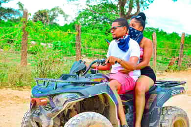 From punta: 4 wheels ATV 4x4 adventur+Macao beach and Cenote