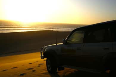 Golden Hour in Sandwich Harbour: een zonsondergangervaring