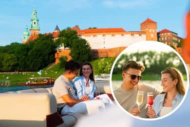 Krakow: Evening Sightseeing Cruise with Drink