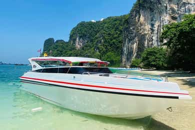 Krabi: Private Luxury Speedboat with picnic beach