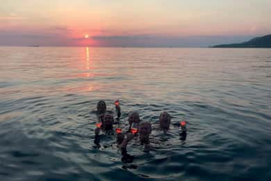Trieste: excursión privada en lancha motora por Miramare y aperitivo al atardecer