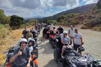 Malia:Afternoon Quad Safari Tour Lunch Hotel Pickup Drop-off