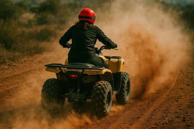 Marraquexe: Passeio de moto-quatro no deserto de Agafay com camelos e jantar-espetáculo