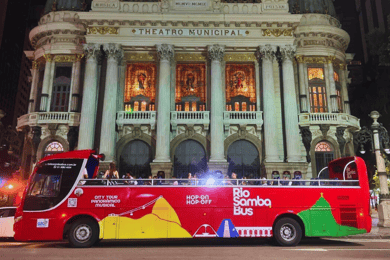 Skyline Night Tour Rio de Janeiro - Panoramic City Tour Rio Samba Bus