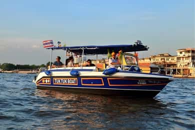 Bangkok: Tuk Tuk speedboat Ride on the Chao Phraya River