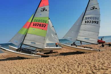Sailing course for adults with catamarans at the Jesolo beach resort