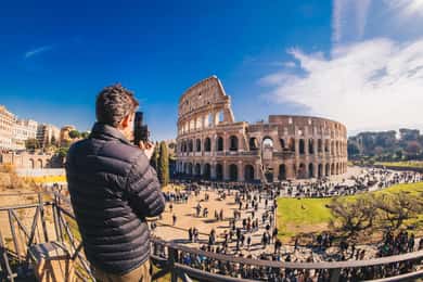 Rundtur i Colosseum Colosseum Tour med Gladiator's Arena Option och Forum