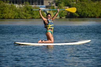 San Juan: wypożyczalnia paddleboardów Condado Lagoon ze sprzętem