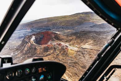 Desde Reikiavik: Excursión en helicóptero por la Nueva Zona Volcánica