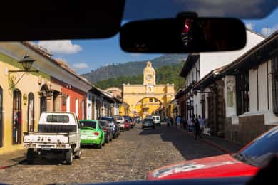 Panajachel: One way shared transfer to Antigua