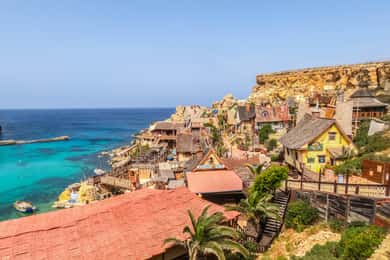 Eintrittskarte für das Popeye Village Malta Filmset