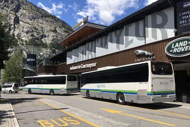 Chamonix : Transfert en bus vers/depuis Courmayeur