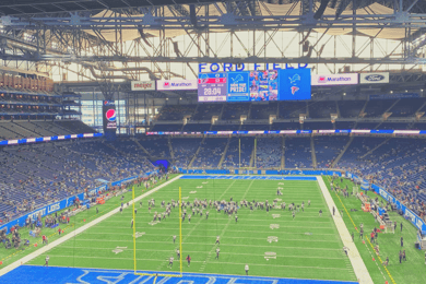 Detroit: Detroit Lions Football Game at Ford Field