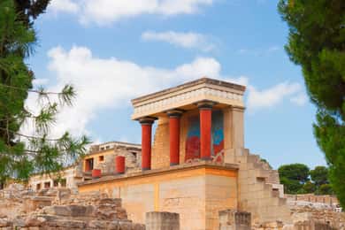 Minoisk sti: Knossos-palasset, vingårdsbesøk, lunsj på Archanes