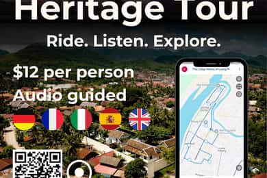 Luang Prabang: tour guiado por la ciudad en coche eléctrico con audioguía