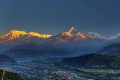 Pokhara: Sarangkot Sunrise & Annapurna Himalaya Panorama