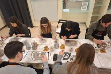 Zagreb: Suminagashi workshop waterschilderen