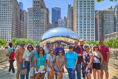 Chicago: Lo Mejor de las Atracciones Tour a pie +Alquiler de Bicicleta/Kayak