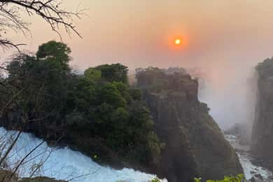 Cataratas Victoria: Fotografía privada del amanecer en las cataratas