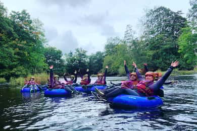 Llangollen: River Tubing w dolinie rzeki Dee