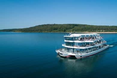 Lake Brombach: Mini cruise with breakfast on the sun deck