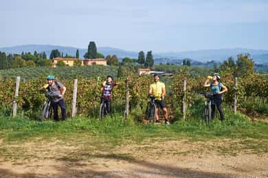 Florens: Toscanas landsbygd guidad e-cykeltur med lunch