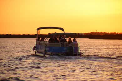 De Faro: Passeio de barco ao pôr do sol na Ria Formosa