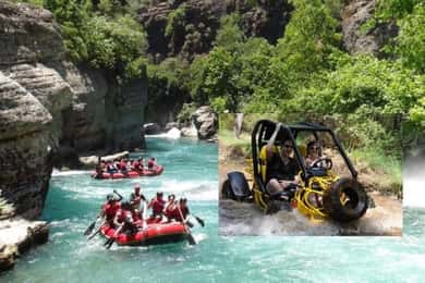 Alanya /Antalya /Side Rafting ve Buggy, Quad Seçeneği Zipline