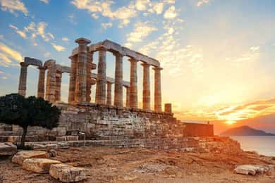 Atenas: Cabo Sounio - Templo de Poseidon e viagem de 1 dia para nadar
