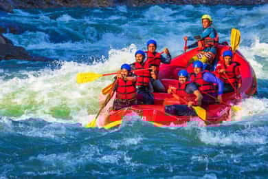 Rishikesh: Aventura de ràfting al riu amb recollida a l'hotel