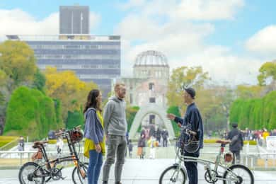 Hiroshima : Randonnée cycliste pour la paix avec un guide régional