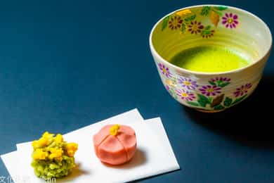 名古屋和菓子作りと茶道体験