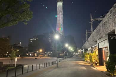 Tokyo'da Asakusa Skytree Nihonbashi Çevresinde 1 Saat Bisiklet Turu