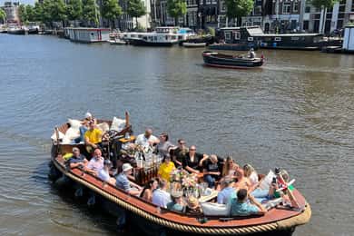 Amsterdam: Tour en barco con bebidas ilimitadas opcionales